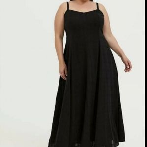 Torrid Black Strap Maxi Dress